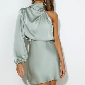 NWT Hello Molly Meet Tonight Dress Sage Size M